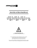 Preview for 2 page of airmaster Aero bounce 120 Assembly And Operating Manual