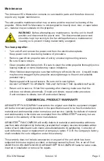 Preview for 3 page of airmaster Eco Mancooler Instruction, Operation And Maintenance Manual