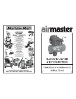 airmaster TIGER 8/30 Operation & Maintenance Instructions Manual preview