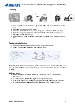 Preview for 3 page of Airmate 6600006616 Instruction Manual