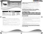 Предварительный просмотр 2 страницы Airmax Pond Logic PondAir-2 Installation & Maintenance