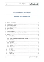 AirMed PLUS ADS Intelligent User Manual preview