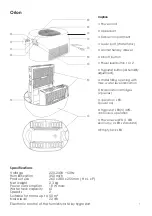 Preview for 7 page of airnaturel air&me Orion User Manual