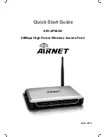 airnet AIR-AP54GH Quick Start Manual предпросмотр