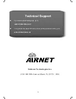 Предварительный просмотр 16 страницы airnet AIR-AP54GH Quick Start Manual