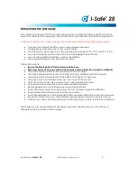 Preview for 4 page of Airo I-Safe 28 User Manual