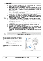 Preview for 55 page of Airo X RT Series Use And Maintenance Manual