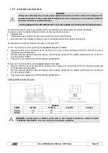 Preview for 70 page of Airo X RT Series Use And Maintenance Manual