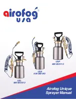 Airofog Unique USA Manual preview