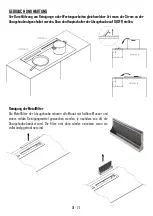 Preview for 31 page of Airone CHOPIN EVO Instructions For Using, Maintaining And Installing