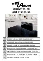 Preview for 1 page of Airone ZAIRA INOX 120 Instructions For Using, Maintaining And Installing