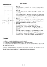 Preview for 46 page of Airone ZAIRA INOX 120 Instructions For Using, Maintaining And Installing