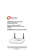 Preview for 1 page of Aironet AP4810B Quick Start Manual