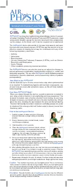 AirPhysio OPEP Instructions предпросмотр