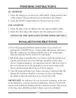 Preview for 11 page of Airport 705-425 Instruction Manual