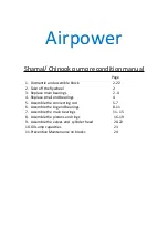 AirPower Chinook K100 Reconditioning Manual preview