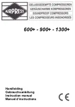 Airpress 1300+ Instruction Manual предпросмотр