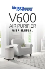 Предварительный просмотр 1 страницы Airpura V600 User Manual