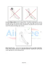 Предварительный просмотр 4 страницы airquee 5M NARROW VERTICAL SLIDE AQ5826 Additional Operating Instructions