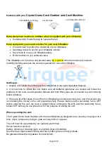 Предварительный просмотр 2 страницы airquee AQ2804 Additional Operating Instructions