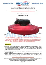 airquee Inflatable Bull Operating Instructions предпросмотр