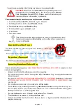 Preview for 2 page of airquee Rock 'N' Roll Additional Operating Instructions