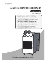 Preview for 1 page of Airrex HSC-36 User Manual