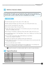 Preview for 3 page of Airrex HSC-HEPA2000 User Manual