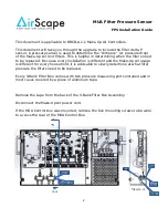 AirScape BBCB-A-1-1 Installation Manual предпросмотр