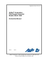 AirSep AS-1000 Instruction Manual предпросмотр