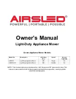 AIRSLED AM1200 Owner'S Manual предпросмотр