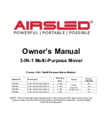 AIRSLED MP3400 Owner'S Manual preview