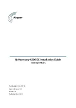 Airspan AirHarmony-4200 DC Installation Manual предпросмотр