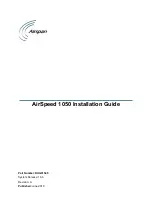Airspan AirSpeed 1050 B40 Installation Manual preview