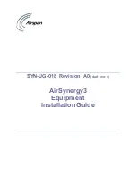 Preview for 1 page of Airspan AirSynergy3 Installation Manual