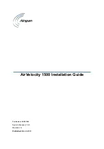 Airspan AirVelocity 1500 Installation Manual preview