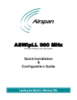 Airspan ASWipLL Quick Installation And Configuration Manual preview