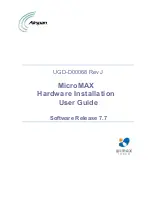 Предварительный просмотр 1 страницы Airspan MicroMAX Hardware Installation And User'S Manual