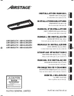 Предварительный просмотр 1 страницы AirStage ABHA30GATH Installation Manual