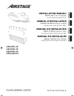 Preview for 1 page of AirStage ABUA12RLAV Installation Manual