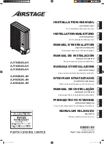 AirStage AJH040LBLAH Installation Manual preview