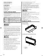 Preview for 2 page of AirStage ARUL12RLAV Operating Manual