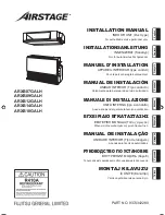 AirStage ARXB07GALH Installation Manual предпросмотр