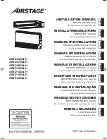 Предварительный просмотр 1 страницы AirStage ARXD04GALH Installation Manual