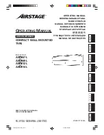 Preview for 1 page of AirStage AS E07L Operating Manual