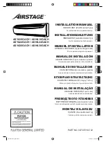 AirStage ASHA18GACH Installation Manual preview