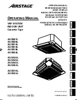 Preview for 1 page of AirStage AUXA30L Operating Manual