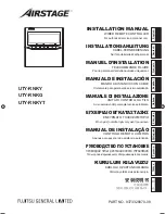 Preview for 1 page of AirStage UTY-RNKG Installation Manual