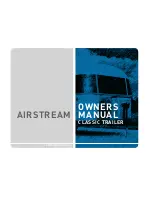 Airstream CLASSIC TRAILER Owner'S Manual preview