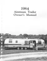 Preview for 1 page of Airstream Excella 1984 Series Owner'S Manual